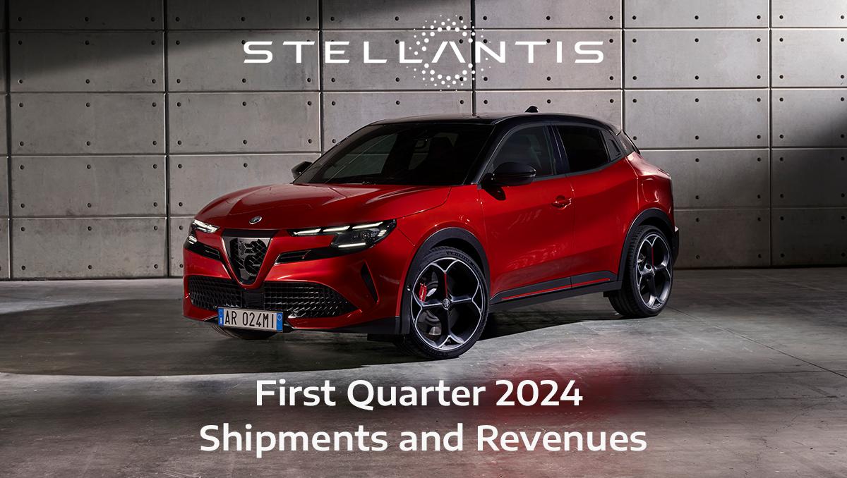 ستيلانتيس تعلن عن صافي إيراداتها وعمليات شحن منتجاتها إلى الأسواق خلال الربع الأول من عام 2024